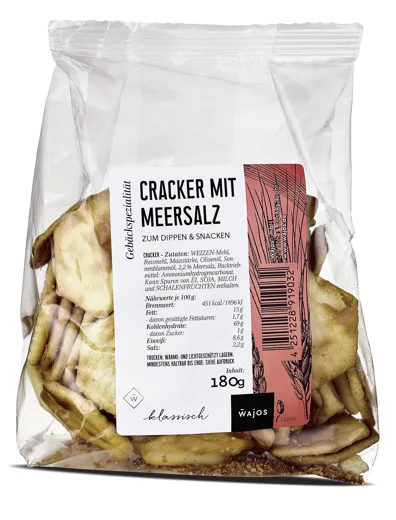 CRACKER MIT MEERSALZ