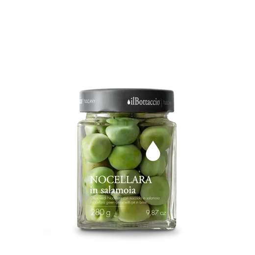 OLIVE VERDI NOCELLARA IN SALMOIA | 280 g