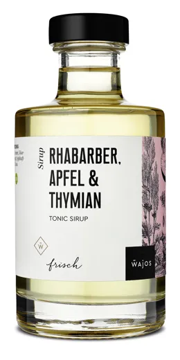 RHABARBER, APFEL & THYMIAN - TONIC SIRUP | 200 ml