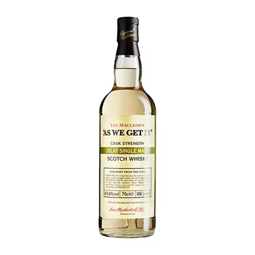 AS WE GET IT ISLAY | 60.8% VOL. | 70CL