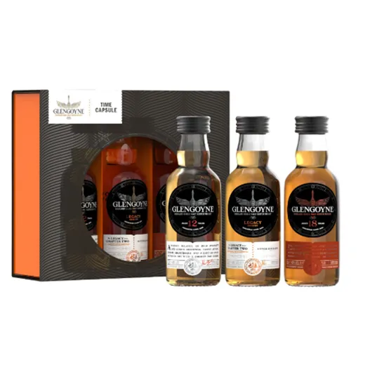 GLENGOYNE TIME 3-ER SET À 5CL.